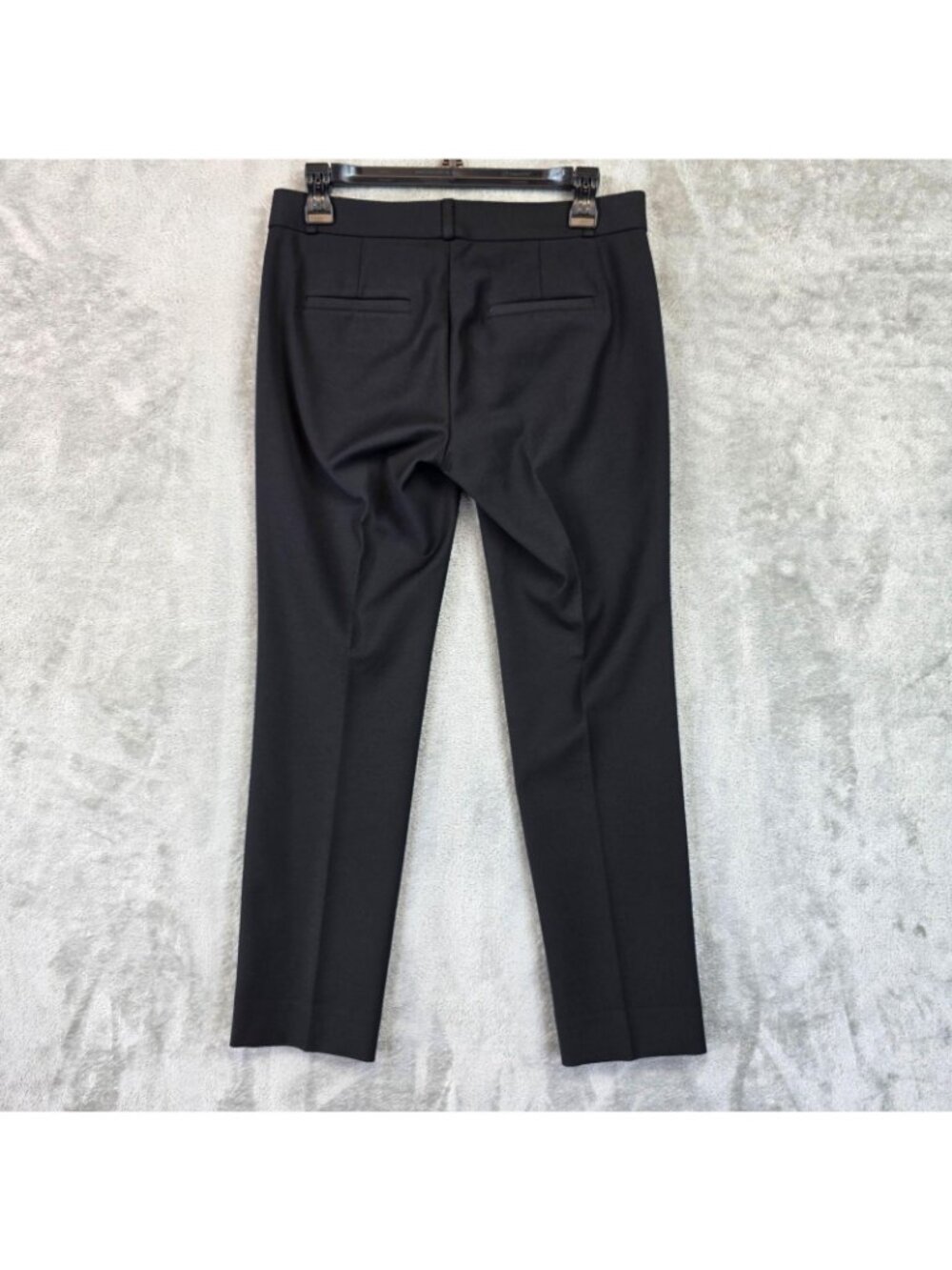 Banana Republic Ryan Dress Pants Womens 2 Petite Black Twill Stretch Work Office - Picture 2 of 13